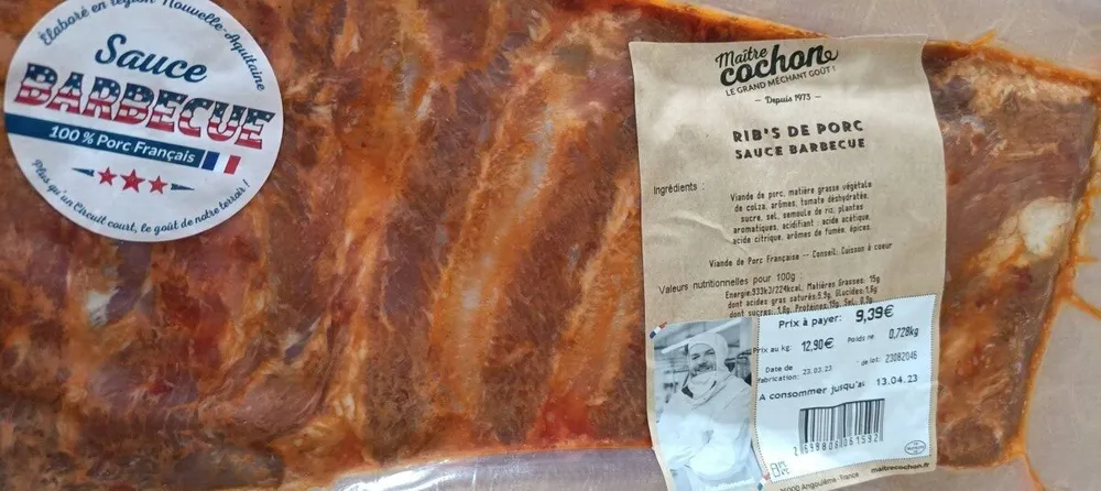 RIBS SAUCE BARBECUE