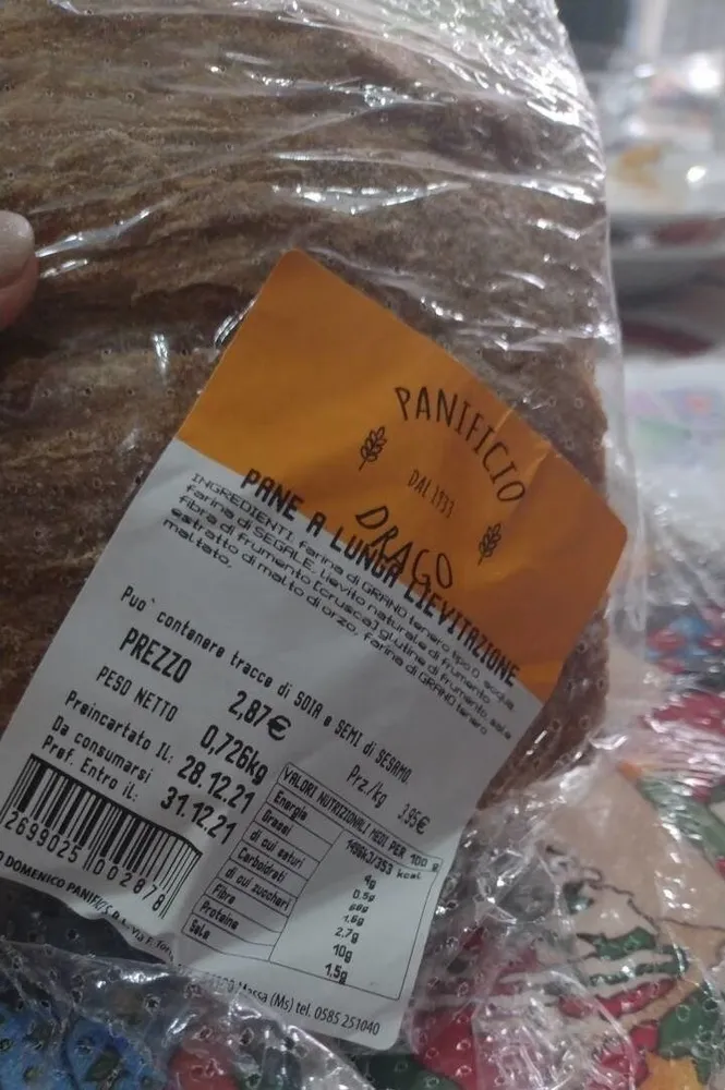 Pane a lunga conservazione