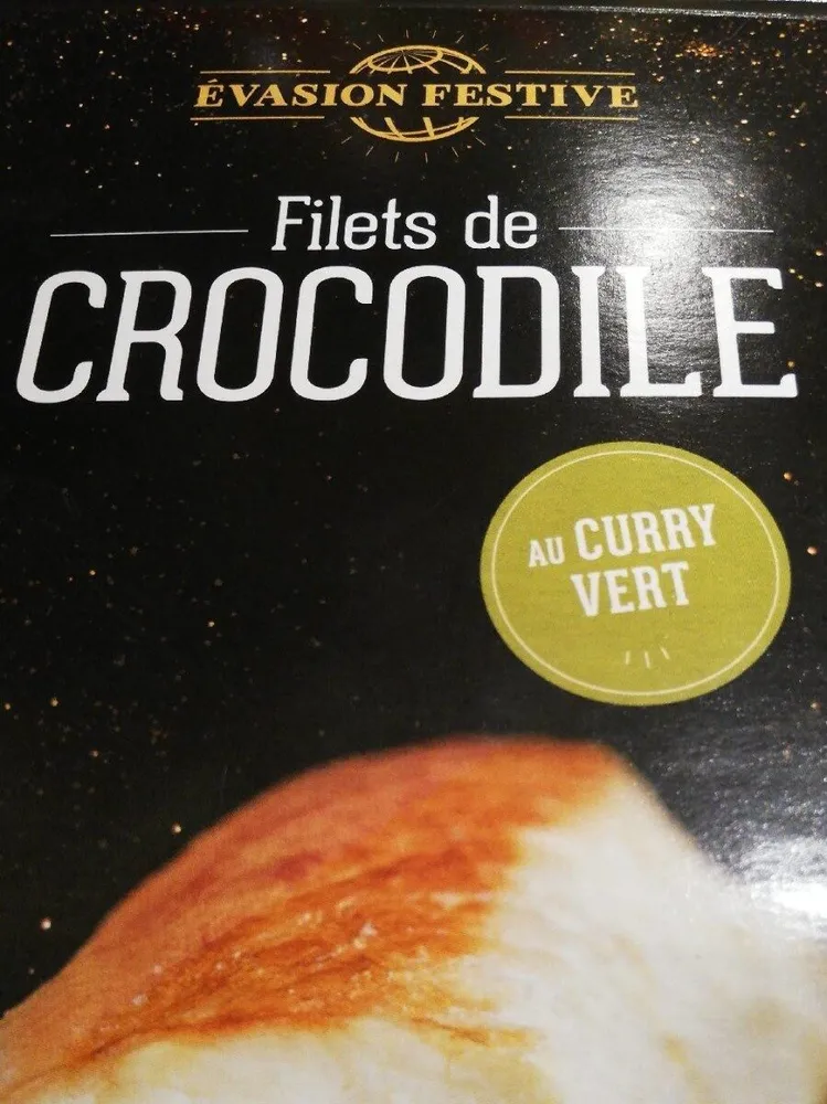 2 filets de crocodile marines