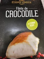 Filets de Crocodile au curry vert