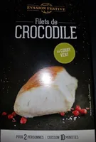 Filets de crocodile au curry vert