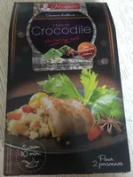 Filet de crocodile au curry vert