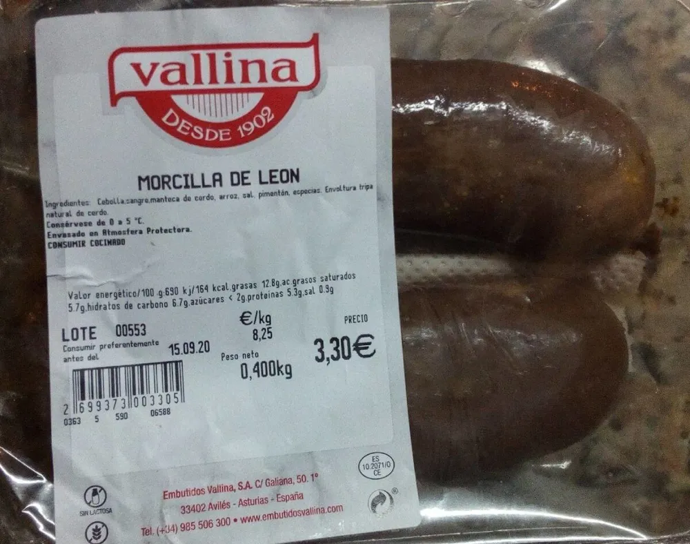 Morcilla de leon