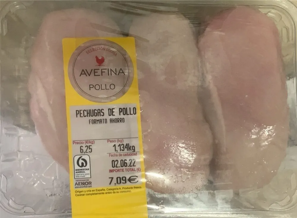 PECHUGAS DE POLLO