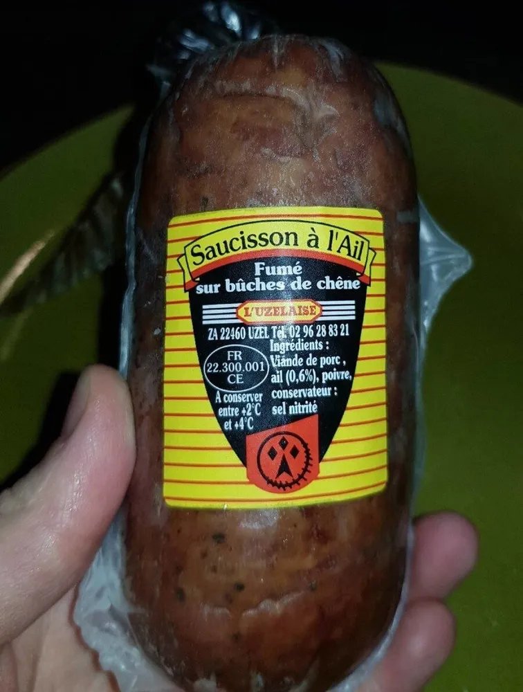 Saucisson a l'ail