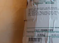 Filet mignon fumé