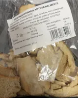 Pan bizcochado artesanalmente