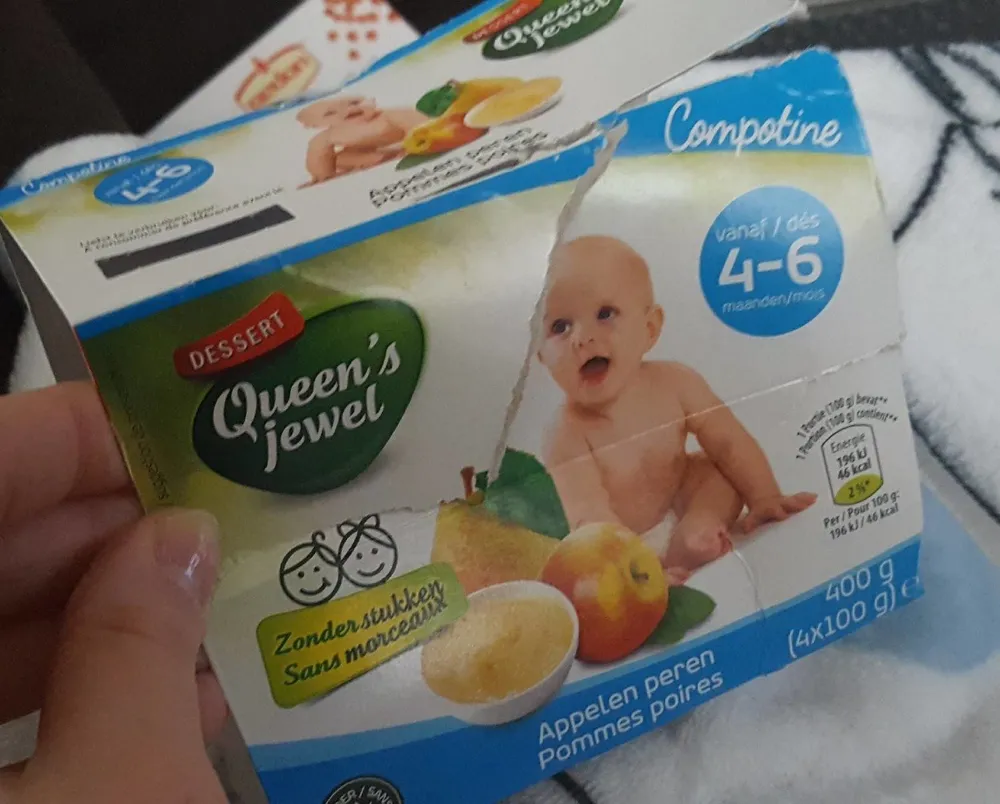 Compotine pomme poire