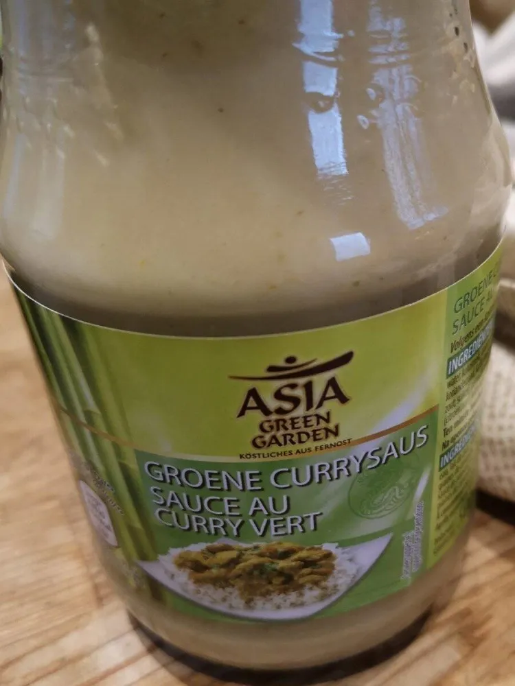 Sauce curry au vert