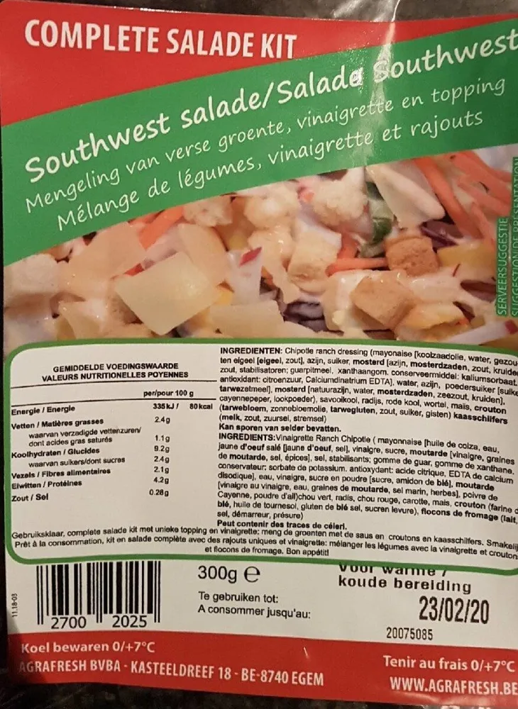 Salade southwest