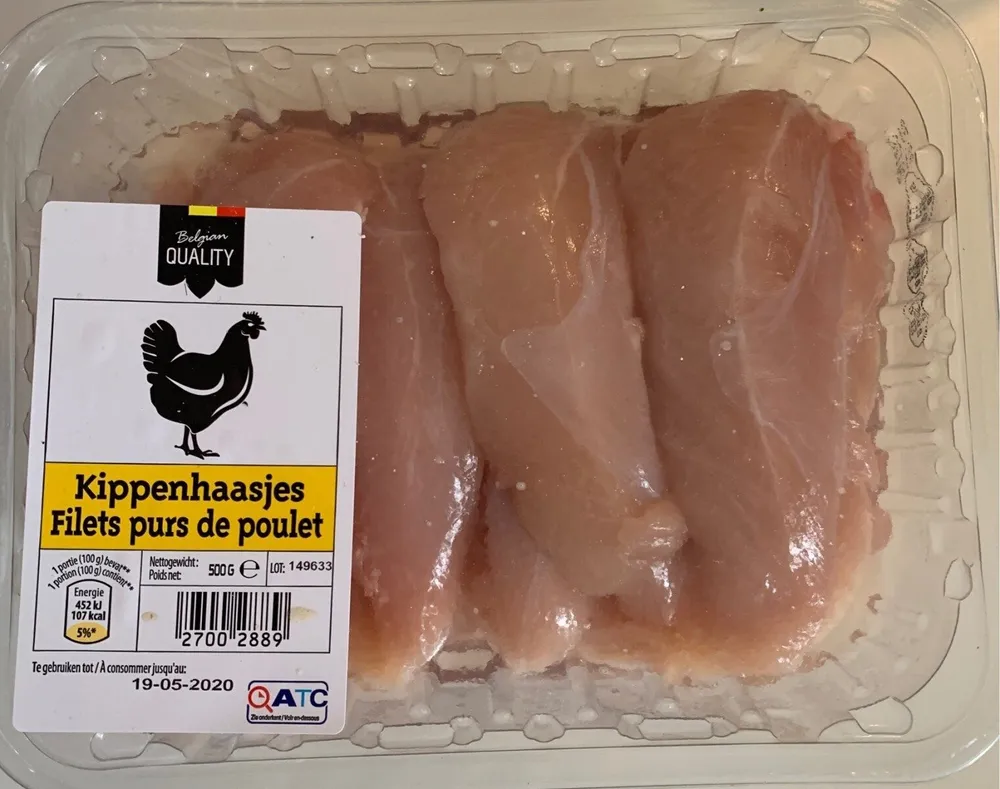Filets purs de poulet