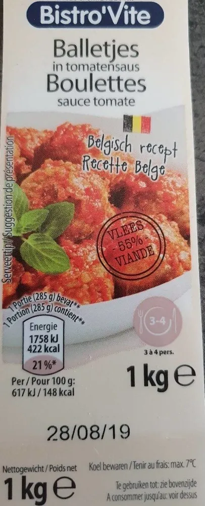 Boulettes sauce tomate