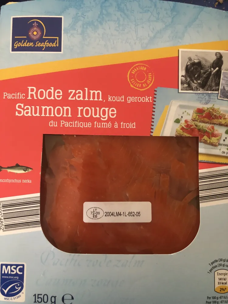Saumon rouge du pacifique fumé à froid