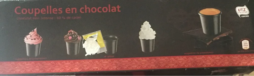 Coupelles en Chocolat