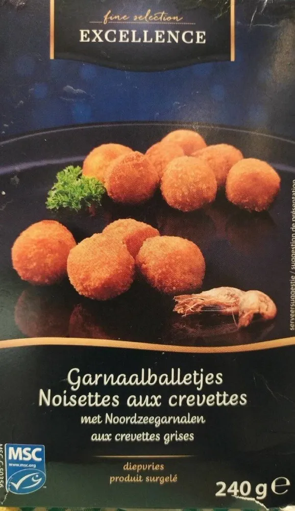 Noisette aux crevettes