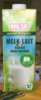 Lait demi-écrémé bio