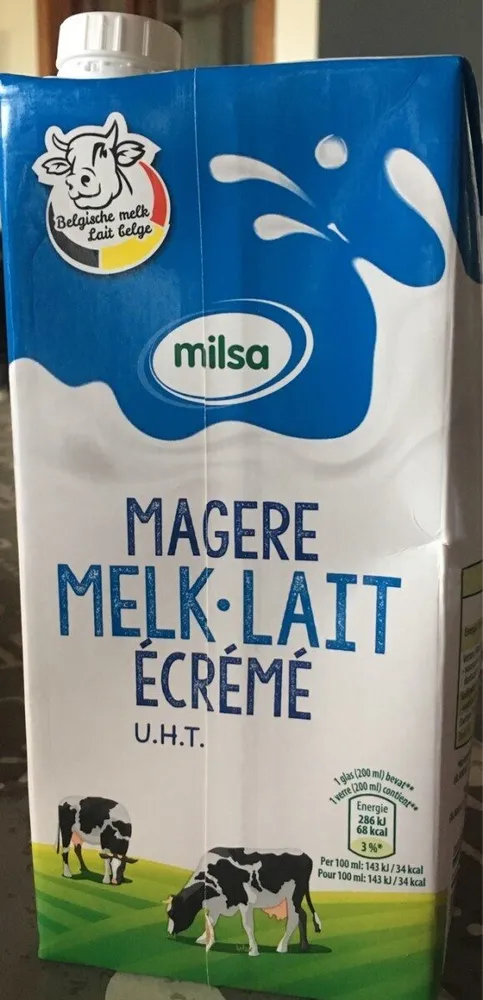 Mager-Milch Lait Écrémé