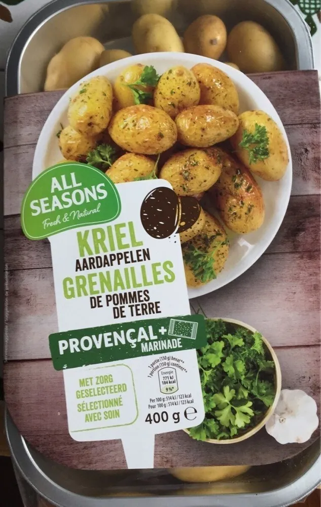 ALL SEASONS Fresh & natural AARDAPPEL- KRIELTJES P