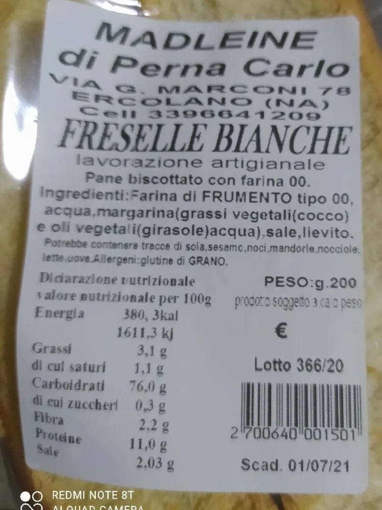 Freselle bianche