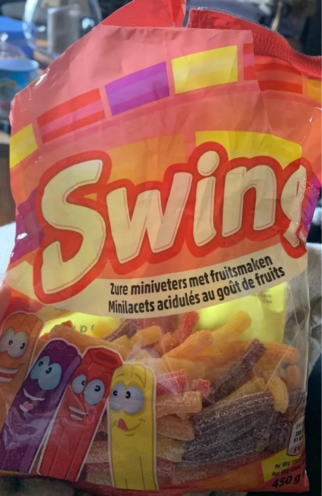 Minilacets acidulés au gout de fruit