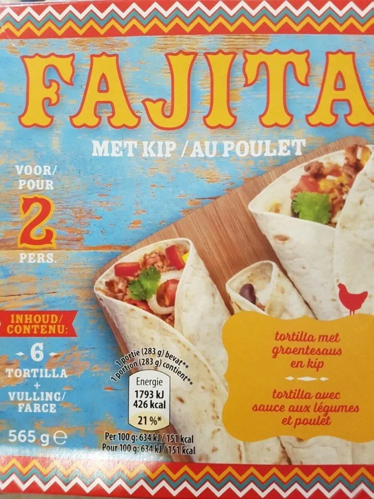 Fajita au poulet