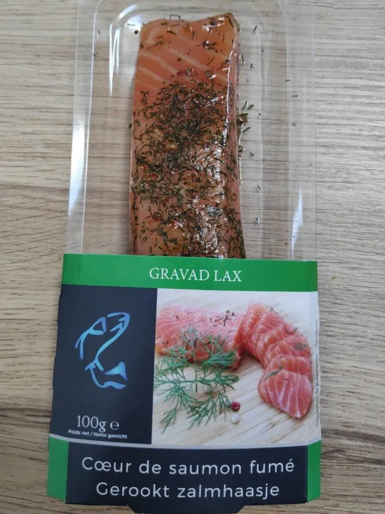 Cœur de saumon fumé
