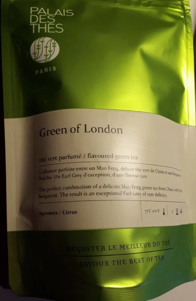 Thé vert parfumé green of London
