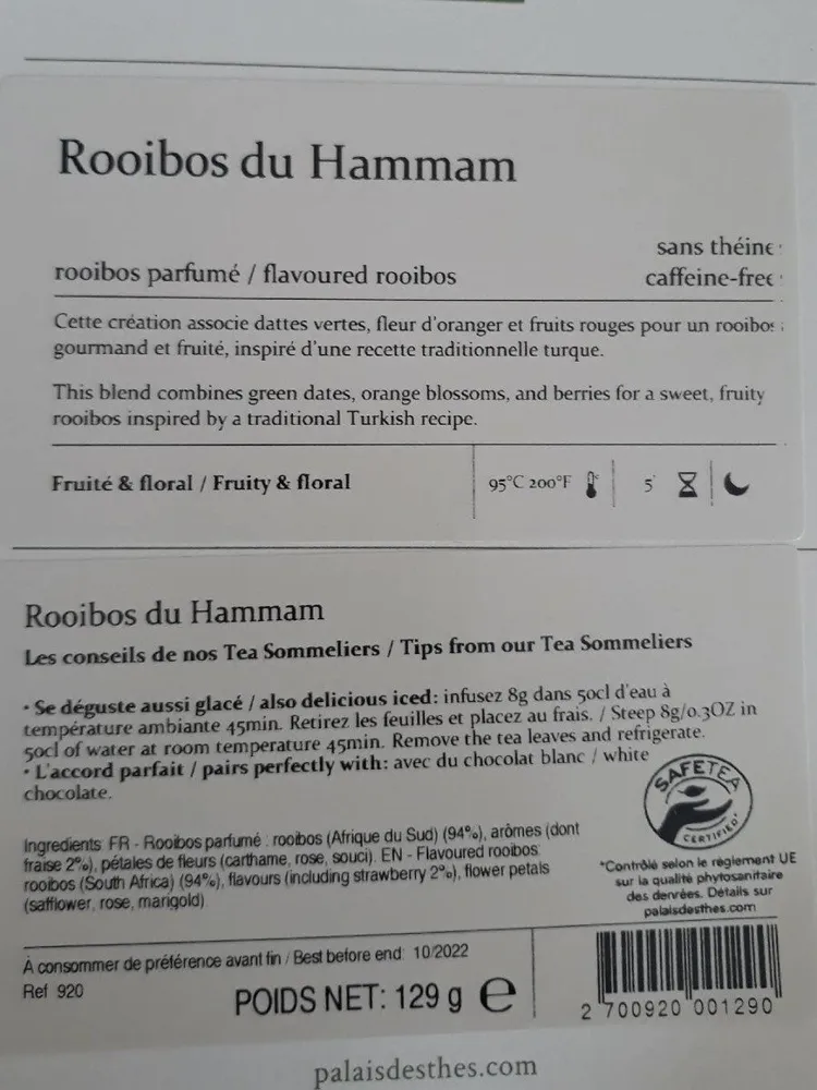 Rooibos du Hammam