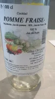 Jus pomme fraise
