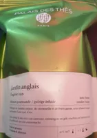 Jardin anglais infusion gourmande