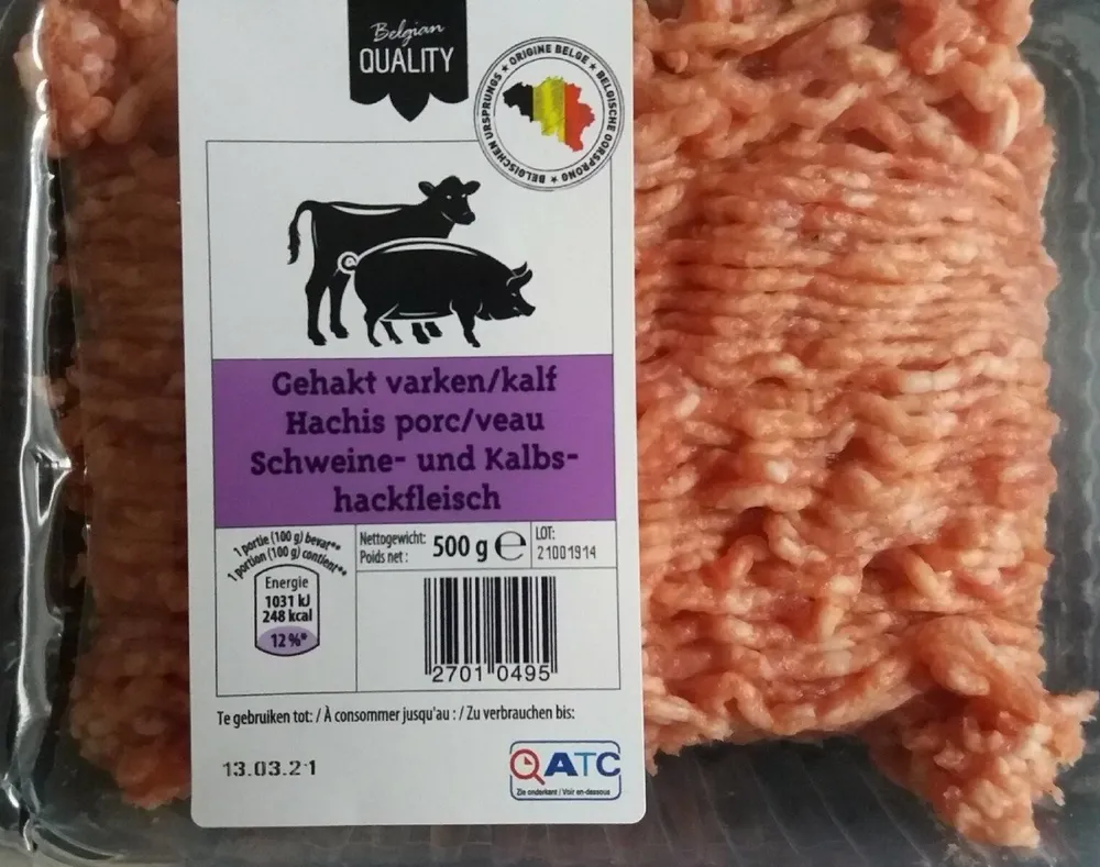Hachis porc/veau