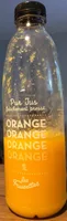 Pur jus d'orange fraîchement pressé
