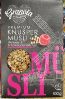 Knuspermüsli Himbeer &Schokoladenröllchen