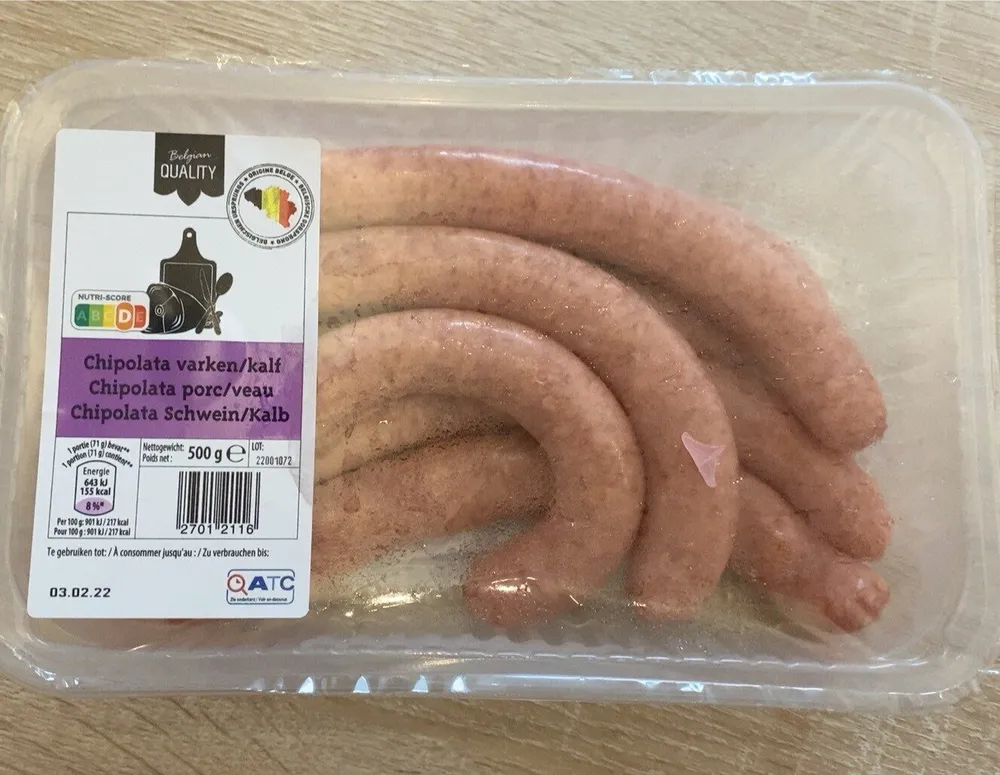 Chipolata porc/veau