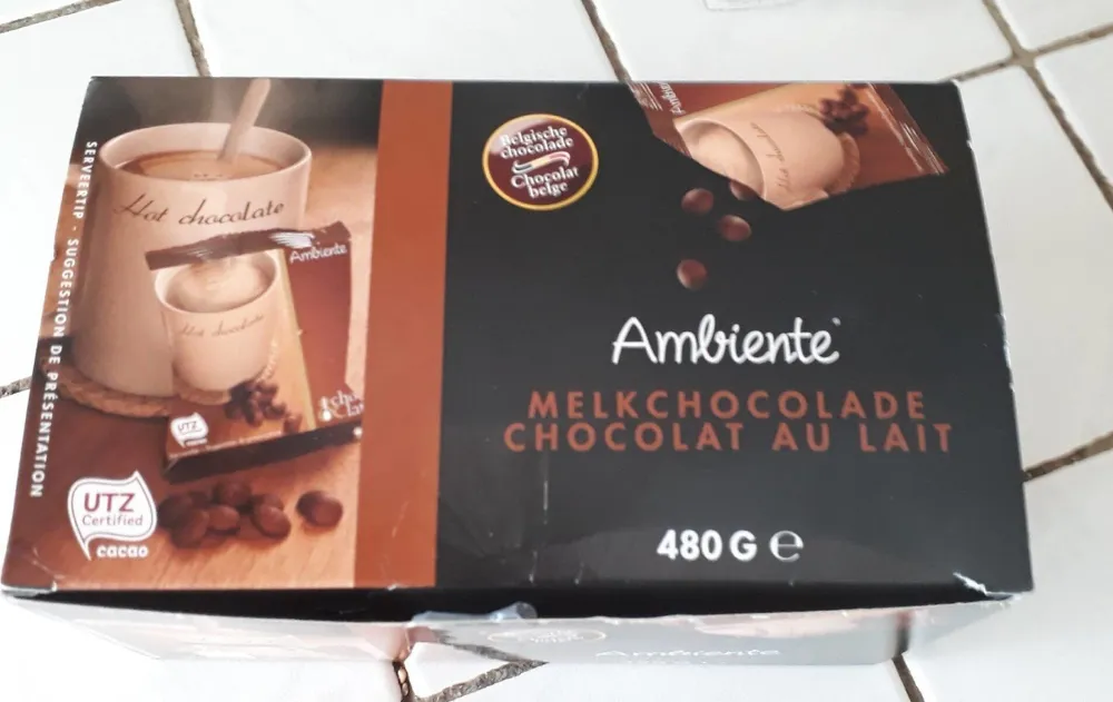 Boisson lâchée au chocolat