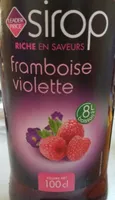 Sirop de framboise et violette