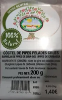 Còctel de pipes pelades crues de girasol i carbassa