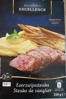 Steaks de sanglier