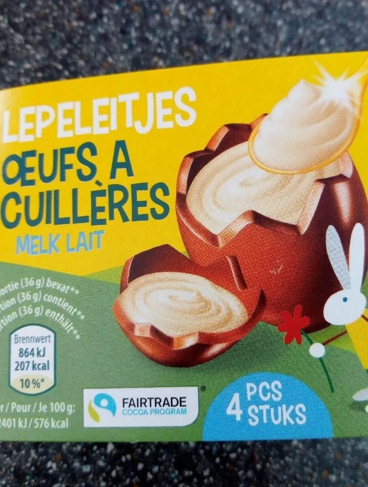 Oeufs à cuillères lait