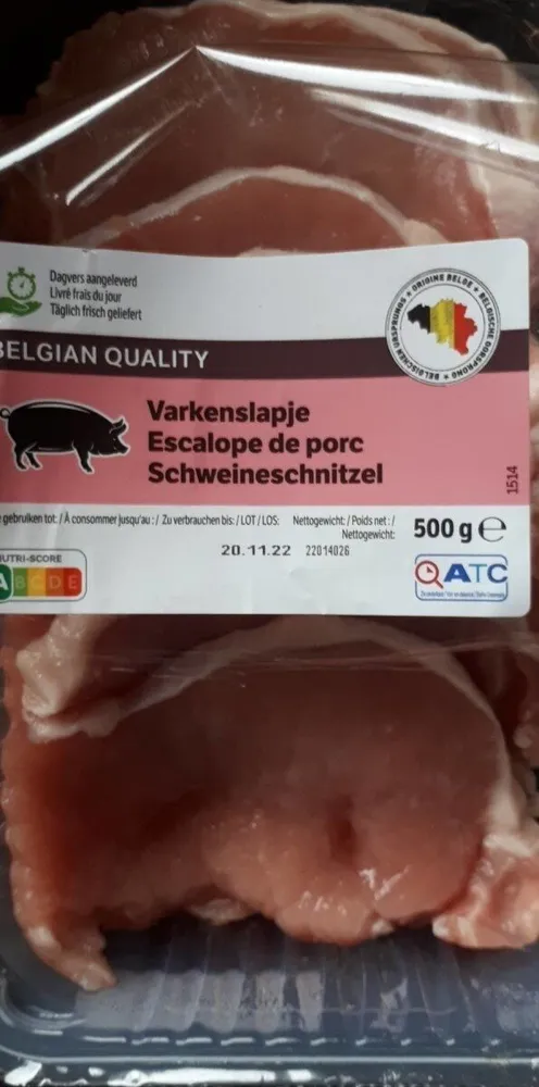 Escalope de porc
