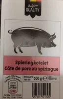 Côte de porc au spiringue