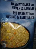 Riz basmati avec avoine et lentilles
