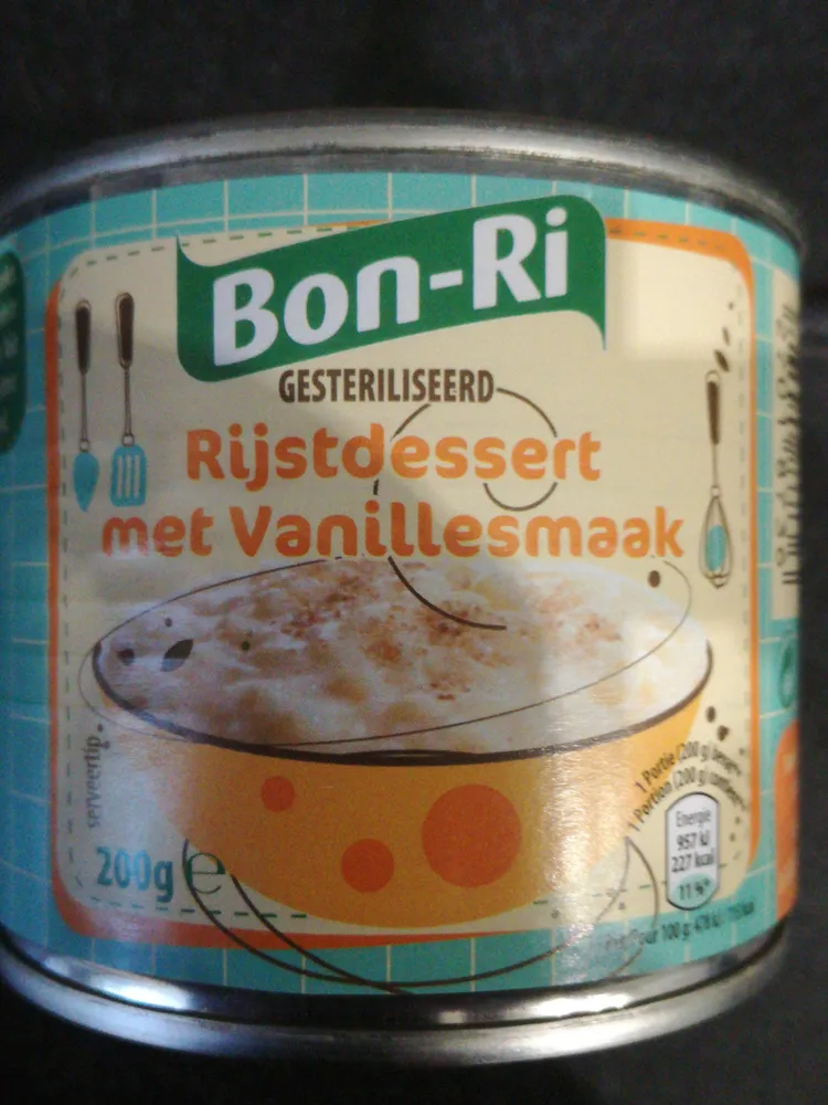 Dessert au riz