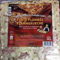 Tarte Flambée Flammekueche aux Lardons et Oignons