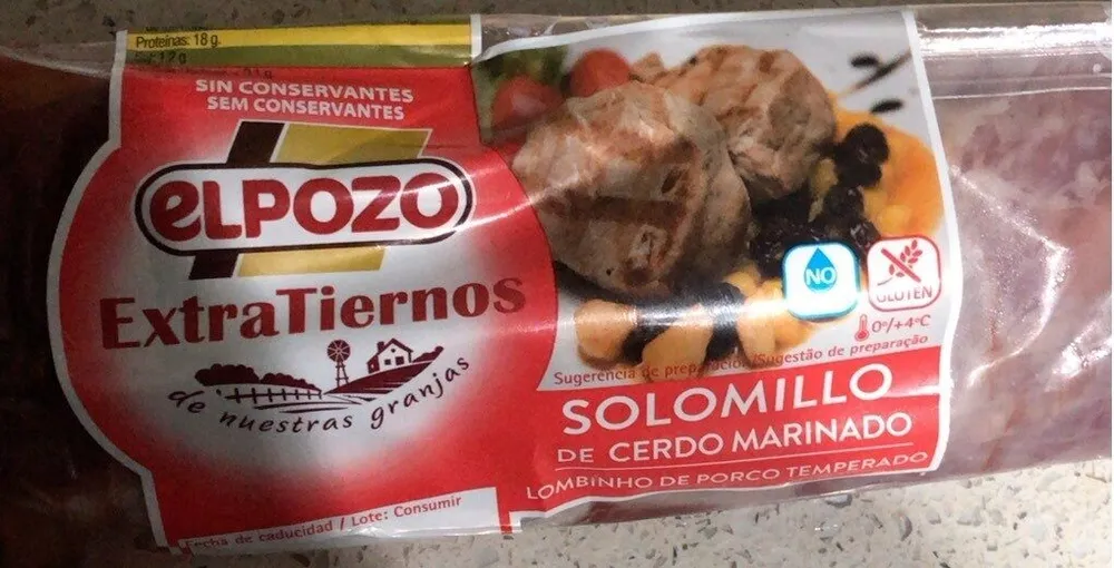 Solimillo de cerdo marinado