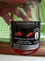 Cerises pour cocktails avec tige