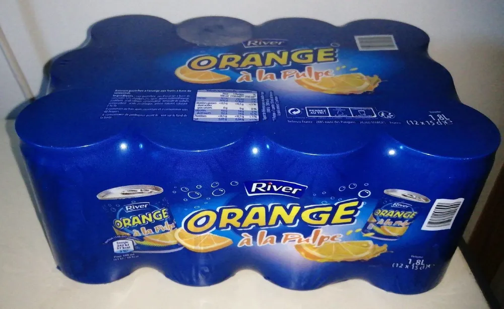 Jus d'orange à la pulpe