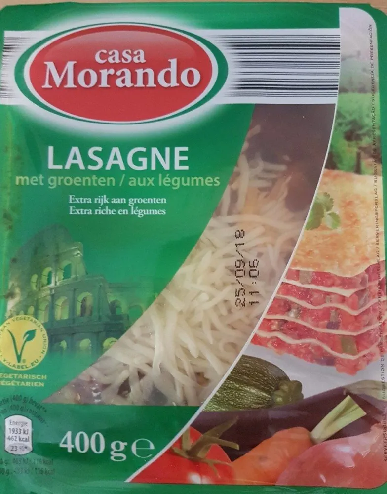 Lasagnes aux légumes