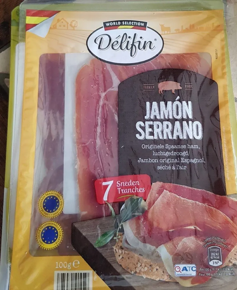 Jamon Serrano - Jambon original Espagnol séché à l'air