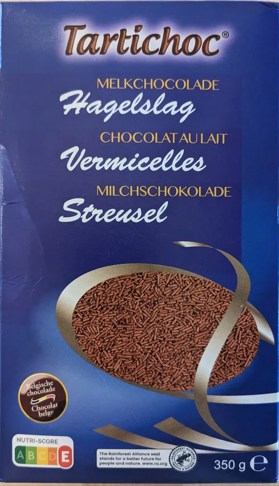 Vermicelles de chocolat au lait
